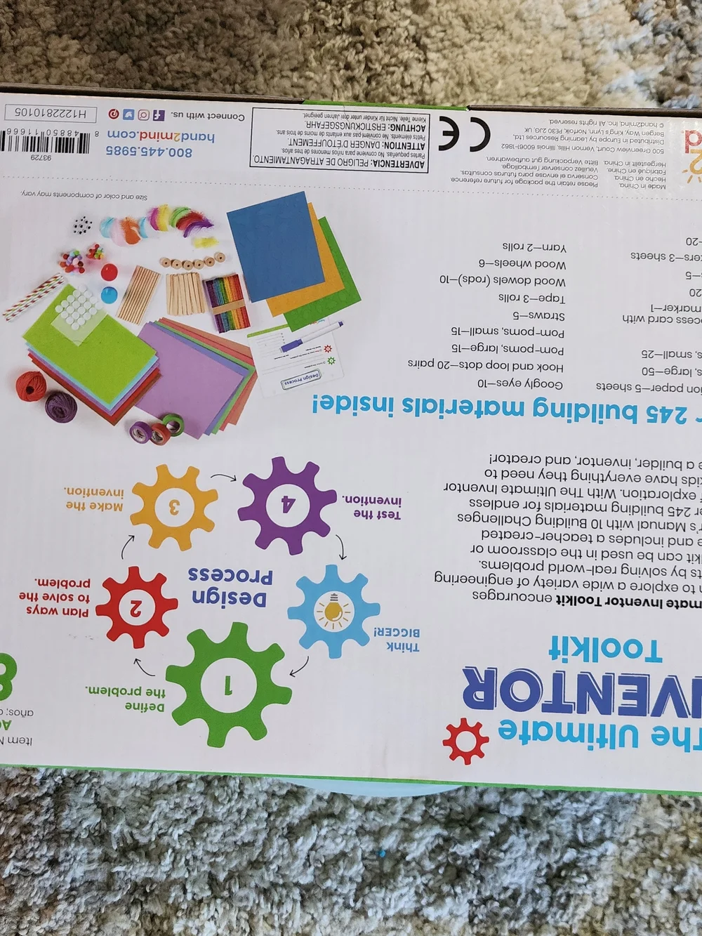 The Ultimate Inventor Toolkit - Brand New. Ages 8+ Hand2mind